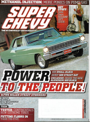 SUPER CHEVY 2009 DEC - '66 NOVA, '61 IMPALA, '67&'83 CAMAROS, '70 CHEVELLE